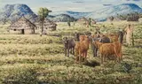 Helen Sebidi, "Taking them out to Graze" Near Jericho TVL