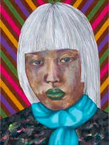 Mustafa Maluka, Resilience, oil on canvas