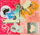 Frank Stella, Shards IV, colour lithograph on paper