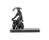 Guy Du Toit, Scooter IV, bronze with a brown patina