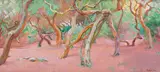Francois Roux, Piet se Bos, Hermanus, oil on canvas