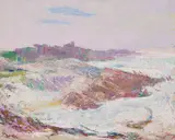 Francois Roux, Aasfontein, Cape Agulhas, oil on canvas