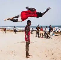 Nipah Dennis, Winneba Beach, giclee print on hahnemuhle paper