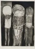 Cyprian Shilakoe, We Don't Want to See Them, etching on paper