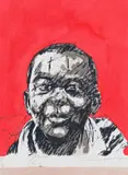 Sizwe Khoza, Masimba (Power), hand coloured screen print on paper
