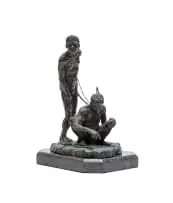 Barry Jackson, Hunter Gatherers, bronze on a granite base