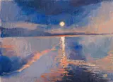 Ignatius Marx, Reflection, oil on canvasboard