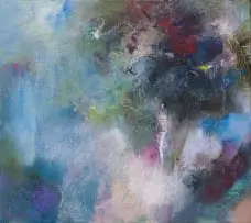 Margaret Rundle, Composition II, oil on canvas