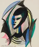 Bettie Cilliers-Barnard, Abstract Portrait