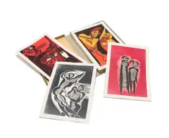 Cecil Skotnes, The Assassination of Shaka, portfolio, colour woodcut on paper