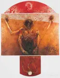 Judith Mason, Monkey Shrine, photolithograph on paper