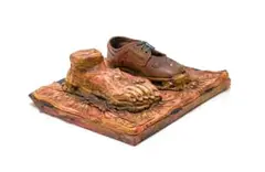 Guna Massyn, Untitled (Foot and Shoe), mixed media