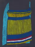 Khanyisile Mawhayi, Tilo, oil pastel on unstretched canvas