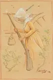 Willem Hermanus Coetzer, Voortrekker Woman with Rifle
