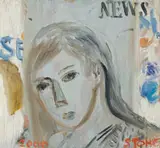 Simon Stone, News, oil on board