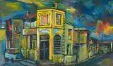 Willie Bester, District Six, oil on canvas