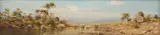 Otto Klar, View from Bandelierkop, oil on board