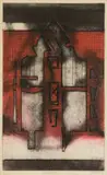 Gunther van der Reis, Symbol Sheet I, colour etching on paper