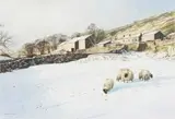 Alistair Butt, Winter Carpet, watercolour on card