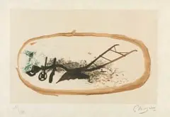 Georges Braque, La Charrue (The Plough), 1960, lithograph on paper