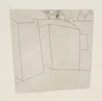 Ben Nicholson, Paros II, 1967, etching on paper