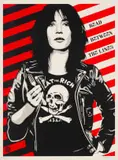 Eat the Rich (Patty Smith) by Shepard Fairey, screenprint on paper, sold Oct 2024