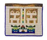 Unrecorded Ndebele artist, Phephetu, glass seed beads, goatskin backing, sinew