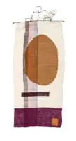 Frances vH Mohair Studio, summer moon, No 18, Botterblom Collection, 2024, hand-woven mohair tapestry, made collectively by women artisans in the Frances vH Mohair studio