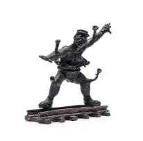 David Brown, The Engine Driver, 11 Deadly Sinners Series, bronze with a black patina