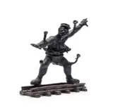 David Brown, The Engine Driver, 11 Deadly Sinners Series, bronze with a black patina
