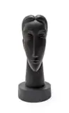 Anton Smit, The Poetess, painted cement