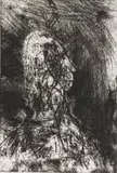 Robert Hodgins, Head, etching on paper