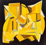 Olaf Bisschoff, A Perfect Day for Bananafish, JD Salinger, 1948, oil on board