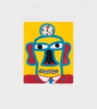 Red face; Face Value II, two by Norman Catherine, giclée print on paper, sold Mar 2025