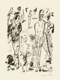 Irma Stern, Untitled III, from Visionen, lithograph on paper
