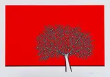 Richard Scott, Red Tree, giclée print on paper