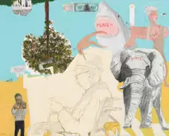 Bastiaan van Stenis, Coming of Age, mixed media on canvas
