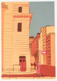 Fiona Pole, Harisson St (sic), colour lithograph on paper