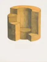 Jeremy Wafer, Waterfront Proposal; Cement and Bronze Maquettes, four, coloured pencil and ink on paper; cement and bronze