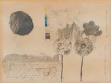 Louis Jansen van Vuuren, Suurlemoene vir Melvyn (Lemons for Melvyn), mixed media on paper
