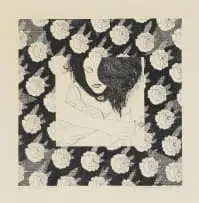 Philip Badenhorst, Leila en die Swan (Leila and the Swan), etching on paper