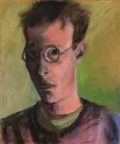 Andrew Putter, Self Portrait II, pastel on paper laid down on board