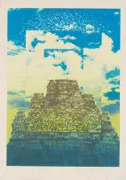 Helmut Starcke, Haystack, screenprint on paper