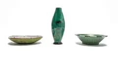 A collection of tableware by Clementina van der Walt, painted and glazed ceramic, sold Mar 2025
