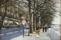 Denby Meyer, Parisienne Winter, watercolour on paper
