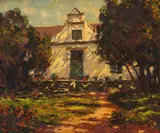Edward Roworth, Cape Dutch House, oil on canvas
