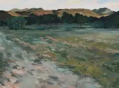 Jan du Toit, Letskraal I SA, oil on canvas