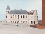Betsy Fordyce, Customs House, oil on board