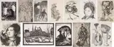 Twenty Prints 1951-1953 by Michaelis School of Fine Art, various print media: woodcuts, linocuts, etchings and lithographs, sold Mar 2025