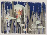 Terugblik (Retrospect) by Titia (Elizabeth Laetitia) Ballot, colour screenprint on paper, sold Mar 2025